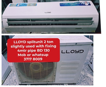 Manama, Air Conditioners, BHD 130,  🌍🌐LLOYD Splitunit 2 Ton In Good Condition For Sale With Delivery And Fixing