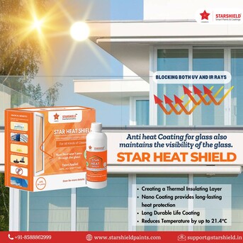 Ghaziabad, Industrial Machinery, INR 3690,  STAR HEAT SHIELD INDUSTRIAL Advanced Nano-modified Transparent Coating That Reflects Up T