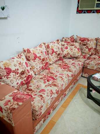 Riyadh, Furniture, SAR 225,  Sofa Set Big, Good Condition
