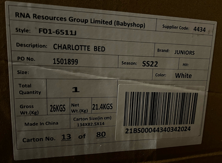 Riyadh, Baby & Kid Stuff, SAR 700,  Baby Crib