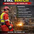 Fire Watch Required Transfer Able Iqama Aramco Project