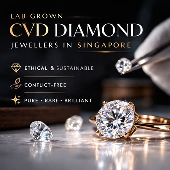 Ahmedabad, Jewelry, Lab Grown CVD Diamond Jewellers In Singapore