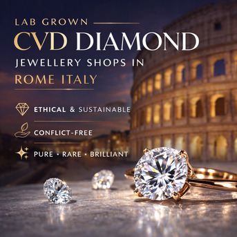 Ahmedabad, Jewelry, Lab Grown CVD Diamond Jewellery Shops In Rome Italy