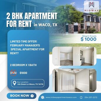 New York, Real Estate, Best 2 BHK Apartments Available In Waco, TX
