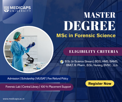 Bhopal, Lessons Offered, MSc In Forensic Science Eligibility, Fees & Admission Guide 2026