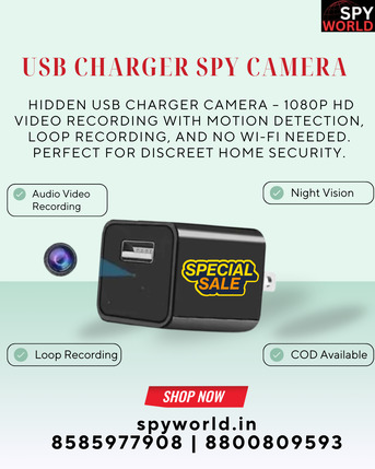 New Delhi, Electronics, INR 4000,  USB Charger Spy Camera Shop In Moti Nagar &ndash; Best Price Shop At Spy World