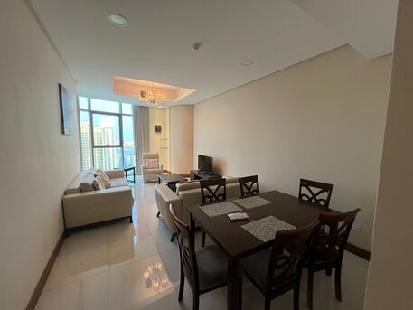 Al Seef, Apartments/Houses, BHD 380/month,  Furnished,  1 BR,  Beautiful Sea View Apartment For Rent In Seef Bahrain