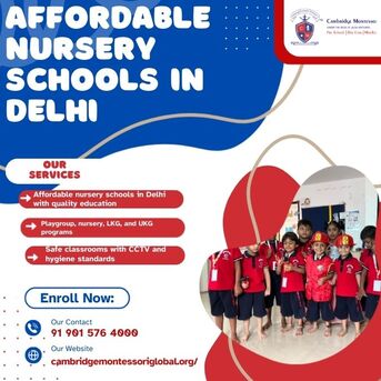 New Delhi, Education, Affordable Nursery Schools In Delhi