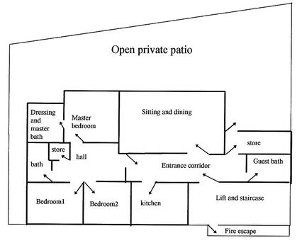 Hoora, Apartments/Houses, BHD 355/month,  3 BR,  300 Sq. Meter,  Large Private Penthouse In Hoora, Exhibition Road, 3BR, 3Bath