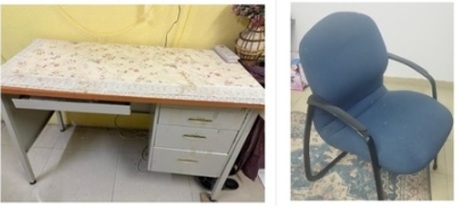 Al Dana, Furniture, SAR 100,  Office Table With Chair