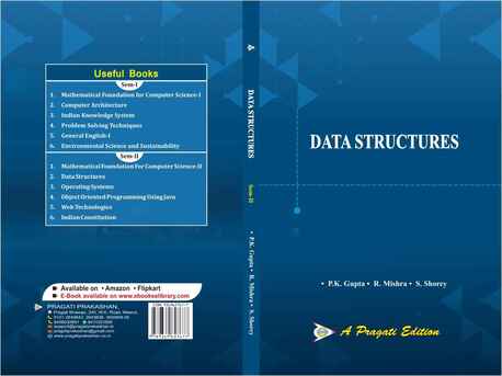 Meerut, Books, Data Structures Book By P.K. Gupta, R. Mishra & S. Shorey