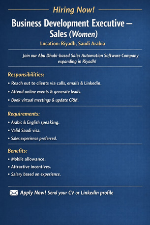 Riyadh, Jobs, Business Development Women In Riyadh