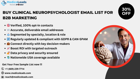 Los Angeles, Business, Buy Clinical Neuropsychologist Email List | 95% Accurate Data