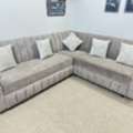 SAR 950,  L-Shape 5-Seater Sofa (Almost New)