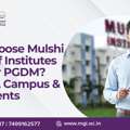 Why Choose Mulshi Group Of Institutes (MGI) For PGDM? Courses, Campus & Placements