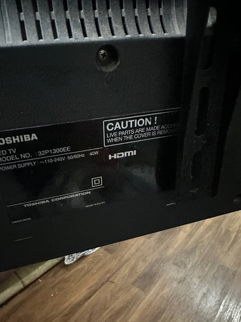 Bani Malik, Electronics, SAR 450,  32-inch Toshiba LED TV, Model 32P1300EE