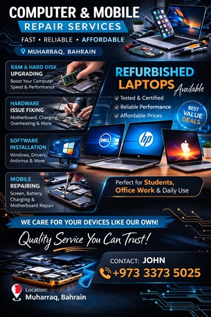 Muharraq, Computer, Desktop & Laptop Service   AND Networking, Camera Work