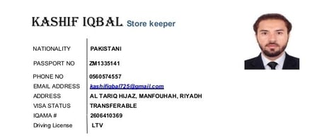 Jubail, Job Seekers, Storekeeper