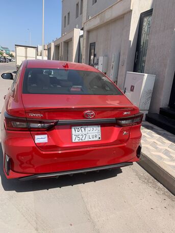 Khobar, Vehicles, Cars & Trucks , SAR 56000,  Toyota Yaris Y Plus 2025 May Reg.,  2024,  Automatic,  6300 KM,  Toyota Yaris Y Plus Red Color