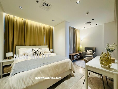 Salmiya, Apartments/Houses, KWD 1100/month,  Furnished,  3 BR,  Modern Furnished 3-Bedroom Duplex For Rent In Kuwait With Pool, Gym & Rooftop Lounge