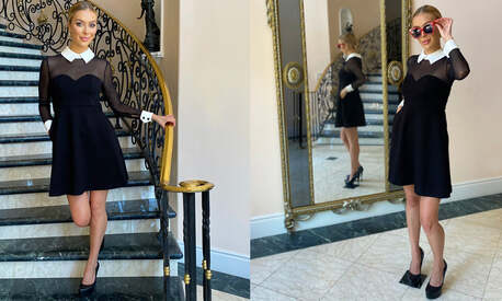 New York, Clothing & Accessories, Black Sheath Cocktail Dress &ndash; Elegant & Timeless Party Wear For Women