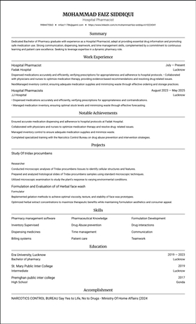 Al Shifa, Job Seekers, Pharmacy