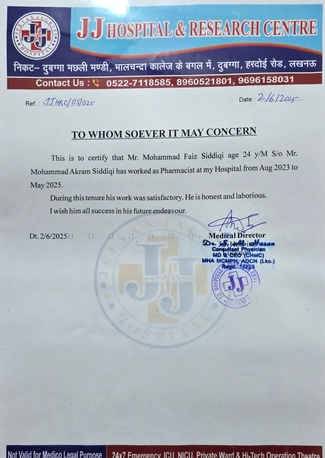 Al Shifa, Job Seekers, Pharmacy