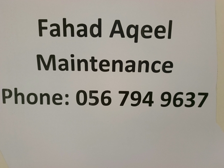Riyadh, Technical, Plumbing & AC Maintenance &ndash; Riyadh