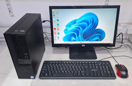Manama, Computers, BHD 98,  DELL Core I7 7th Generation Computer Full Set With HD Wide Monitor DDR4 8GB RAM + SSD 256G