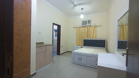 Gudaibiya, Rooms Available, BHD 110/month,  Furnished,  Semi Furnished 1 Bedroom Attached Flat GUDAIBIYA Near Aster Clinic @ 110/-BHD