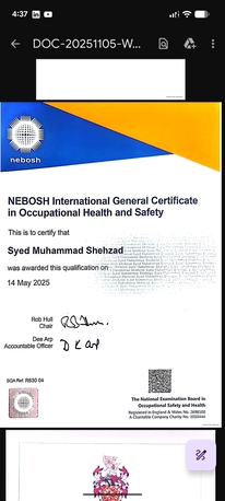 Al Qirawan, Job Seekers, Safety Officer