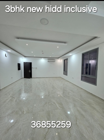 Hidd, Apartments/Houses, BHD 280/month,  3 BR,  Flat 3bhk Inclusive New Hidd