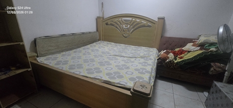 Jubail, Furniture, SAR 550,  King Size Bed Big Wardrobe And Free Item So Many Thing In Only 550 Sar