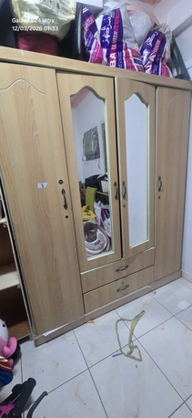 Jubail, Furniture, SAR 550,  King Size Bed Big Wardrobe And Free Item So Many Thing In Only 550 Sar