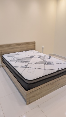 Al Andalus, Furniture, SAR 450,  150 CM Bed + 140cm Mattress Very High Quality, Used For 1 Year By Only 1 Person