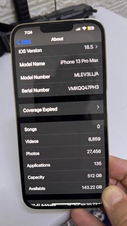 Riyadh, Mobile Phones, SAR 2500,  IPHONE 13 PRO MAX GOLDEN 100 %