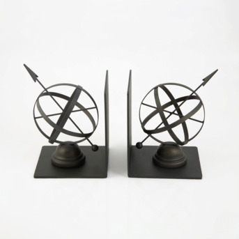 Noida, Wholesale Products, Buy Decorative Globe Bookend For Bookshelf & Table Decor