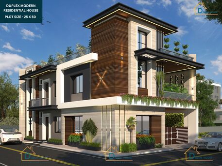 Indore, Interior Design, Modern Duplex House Design In Bikaner