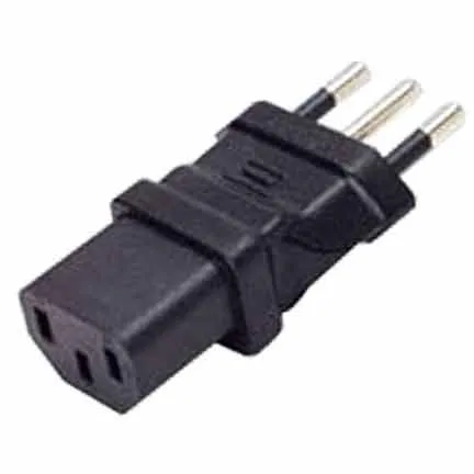 New York, Electronics, USD 3,  C13 To Italy CEI 23-16 Power Plug Adapter