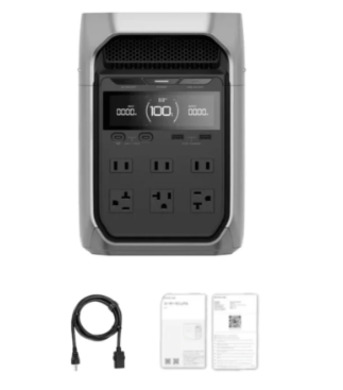 New York, Electronics, USD 699,  Buy Portable Solar Generator EcoFlow DELTA 3 Plus 1024Wh 1800W