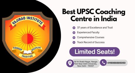 New Delhi, Education, Best UPSC Coaching Centre In India- Vajirao And Reddy Institute