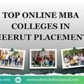 Top Online MBA Colleges In Meerut Placement