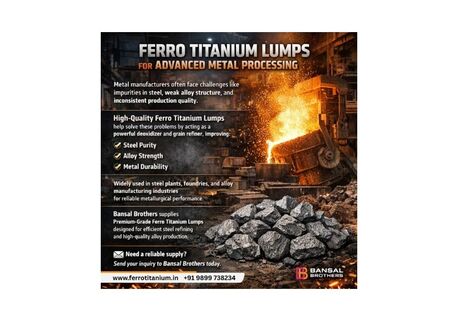 Mumbai, Automotive, Ferro Titanium Lumps For Advanced Metal Processing Industries