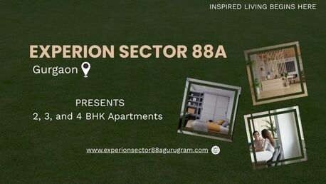 Gurgaon, Real Estate For Sale, 2 BR,  Experion Sector 88A Gurgaon | Inspired Living Begins Here
