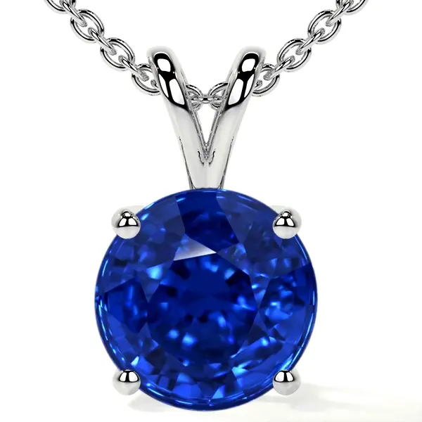 New York, Jewelry, USD 832,  Blue Sapphire Necklace: A Beautiful Piece For Every Special Moment