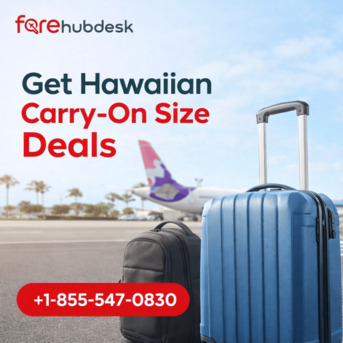 International City, Travel, Call +1-855-547-0830 Get Hawaiian Carry-On Size Deals