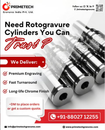 New Delhi, Printing, Experienced Engraved RotoGravure Cylinder Supplier In India