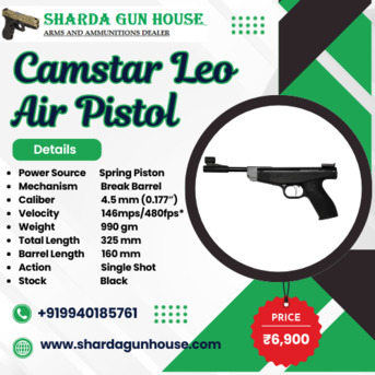 New Delhi, Sporting Goods, INR 6900,  Premium Camstar Leo Make In India Pistol &ndash; Sharda Gun House