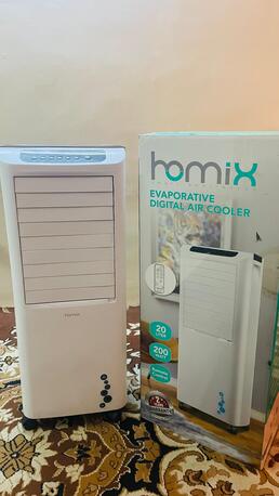 Al Batha, Household Items, SAR 5000,  Homix 200W 3-Speed Portable Air Cooler With High Speed Fan And Remote White