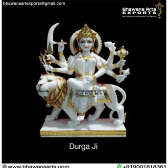 Jaipur, Collectibles, INR 25000,  Pure Marble Durga Mata Moorti With Fine Detailing